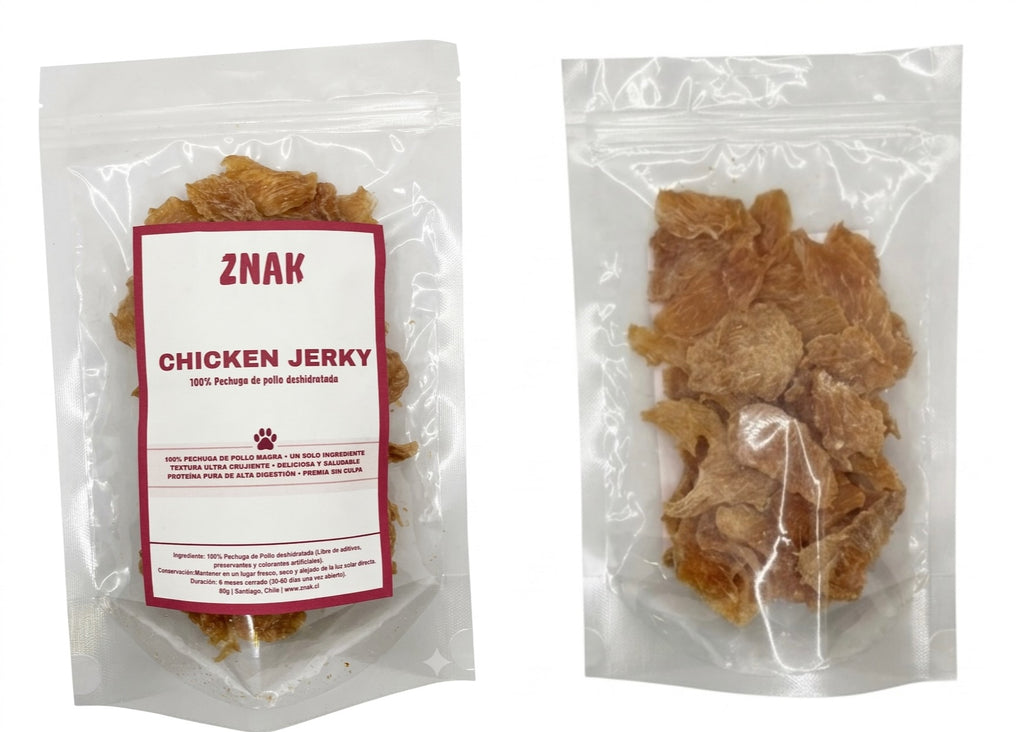 Chicken Jerky - Snack Natural de Pollo para Perros | Znak