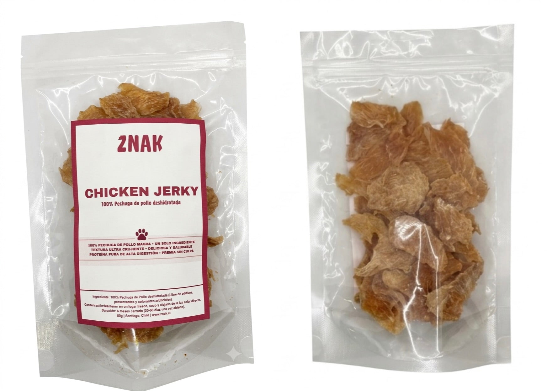 Chicken Jerky - Snack Natural de Pollo para Perros | Znak